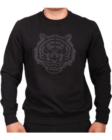 ANTONY MORATO SUDADERA TIGRE ESTAMPADO ALGODON SOSTENIBLE HOMBRE NEGRO