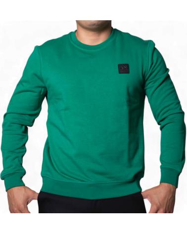 ANTONY MORATO SUDADERA VERDE CON LOGO METALIZADO