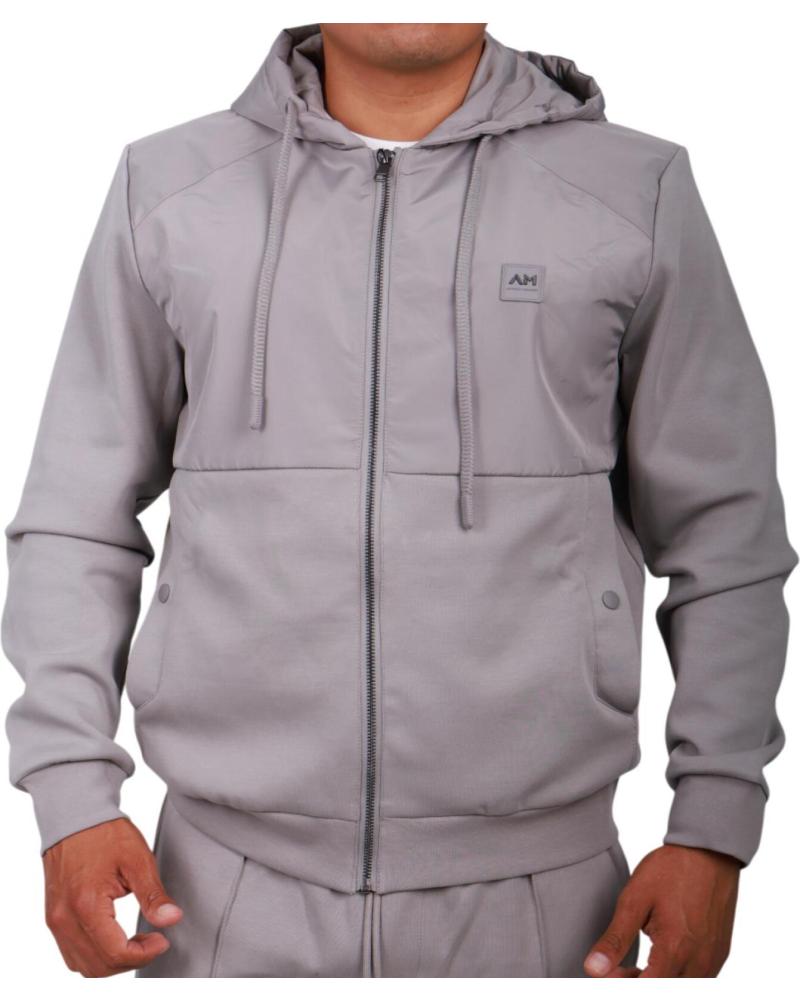 ANTONY MORATO SUDADERA ANTONY MORTO REGULAR CON CREMALLERA GRIS ANTONY MORATO SUDADERA ANTONY MORTO REGULAR CON CREMALLERA GRIS