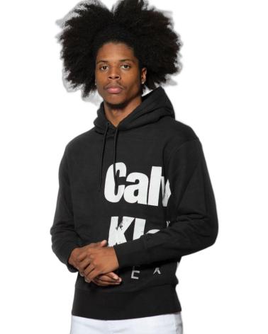 CALVIN KLEIN SUDADERA HOLGADA CON LOGO LATERAL NEGRO