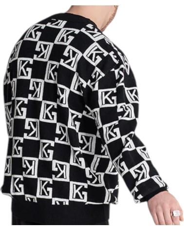 GIANNI KAVANAGH SUDADERA CARDIGAN CLONA LOGO GK NEGRO GIANNI KAVANAGH SUDADERA CARDIGAN CLONA LOGO GK NEGRO