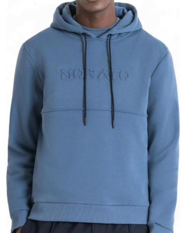 ANTONY MORATO SUDADERA CON CAPUCHA AZUL CLARO RELAXED FIT FABRIC