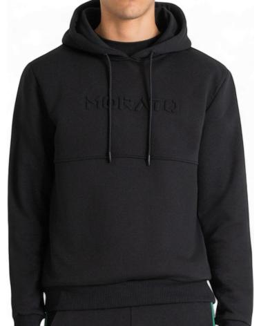 ANTONY MORATO SUDADERA CON CAPUCHA NEGRA RELAXED FIT FABRIC