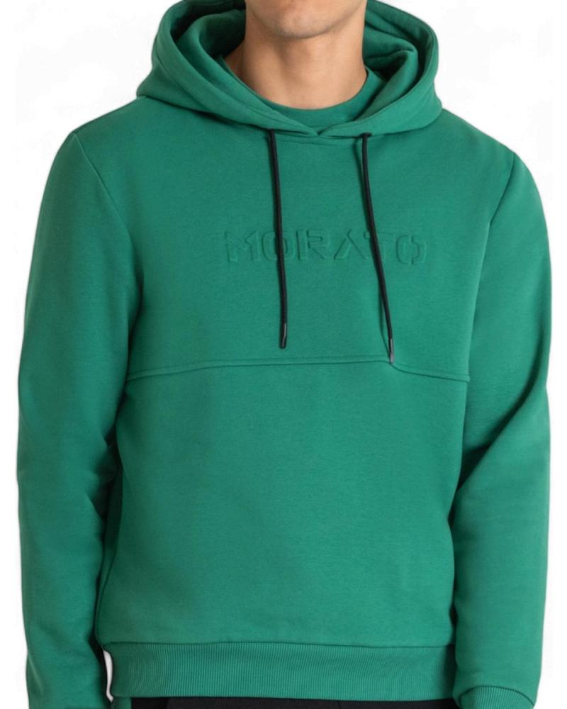 ANTONY MORATO SUDADERA CON CAPUCHA VERDE RELAXED FIT FABRIC