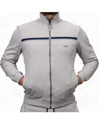 ANTONY MORATO SUDADERA CON CREMALLERA BLANCO HIELO REGULAR FIT