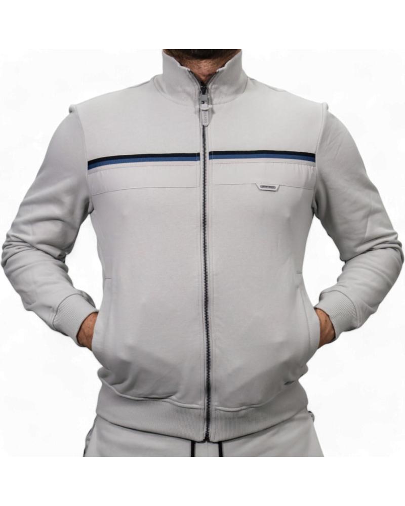 ANTONY MORATO SUDADERA CON CREMALLERA BLANCO HIELO REGULAR FIT