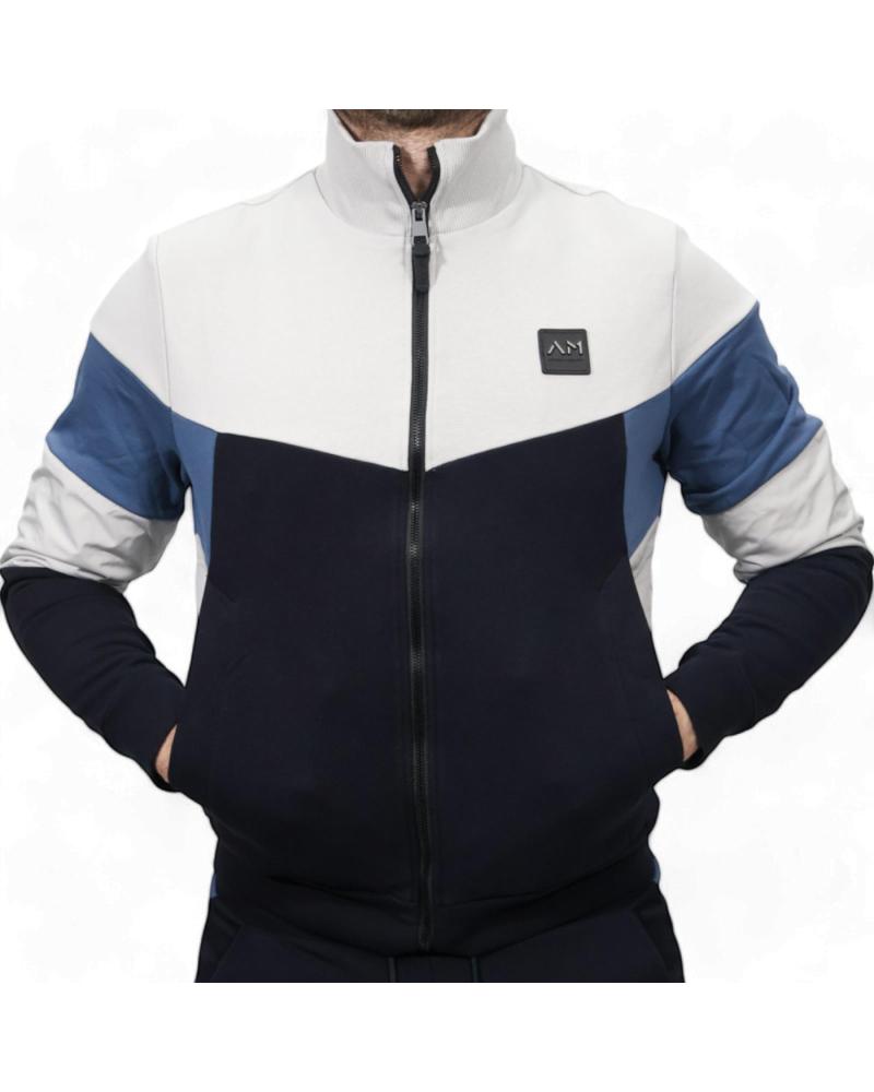 ANTONY MORATO SUDADERA CON CREMALLERA REGULAR FIT CON BANDAS