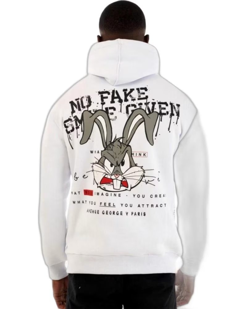 GEORGE V PARIS Sudadera Bunny No Fake Blanco