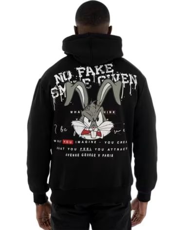GEORGE V PARIS SUDADERA BUNNY NO FAKE NEGRO