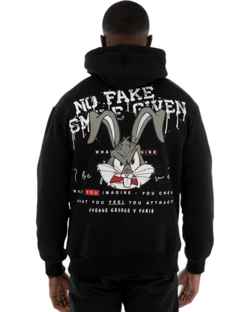 GEORGE V PARIS SUDADERA BUNNY NO FAKE NEGRO