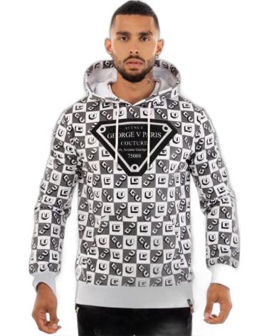 GEORGE V PARIS SUDADERA COUTURE LOGO BLANCO