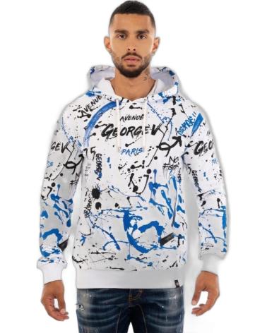 GEORGE V PARIS SUDADERA URBAN STREET BLANCO Y AZUL