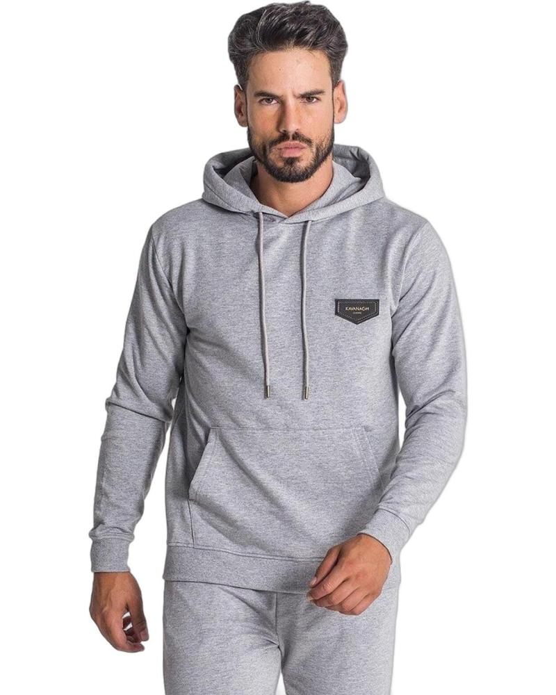 GIANNI KAVANAGH SUDADERA CON CAPUCHA GRIS