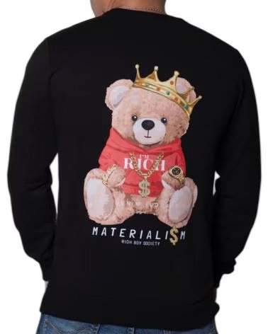 OVDS OVERDOSE Sudadera OVDS Osito King Negra