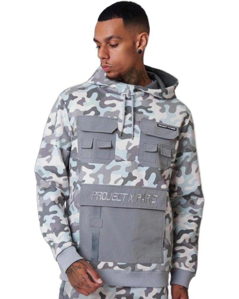 PROJECT X PARIS SUDADERA BOLSILLOS REFLECTANTES CAMUFLAJE