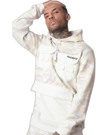 PROJECT X PARIS SUDADERA BOLSILLOS REFLECTANTES MARFIL