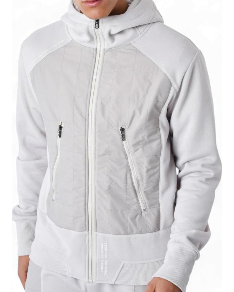 PROJECT X PARIS SUDADERA CON APLICACION ACOLCHADA GRIS