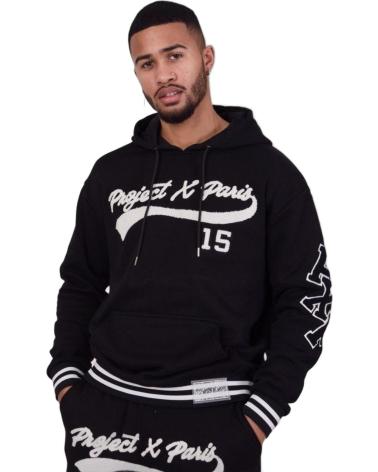 PROJECT X PARIS SUDADERA CON LOGO GIGANTE NEGRO