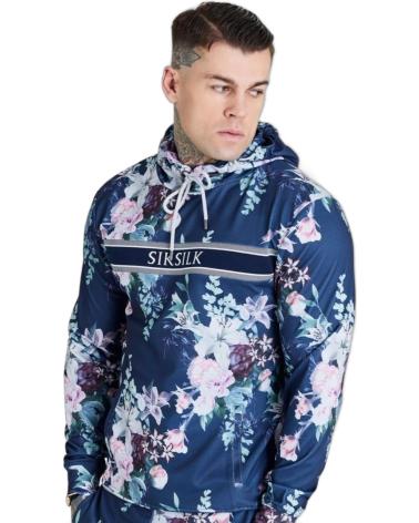 SIKSILK SUDADERA BOTANICAL PRINT MARINO