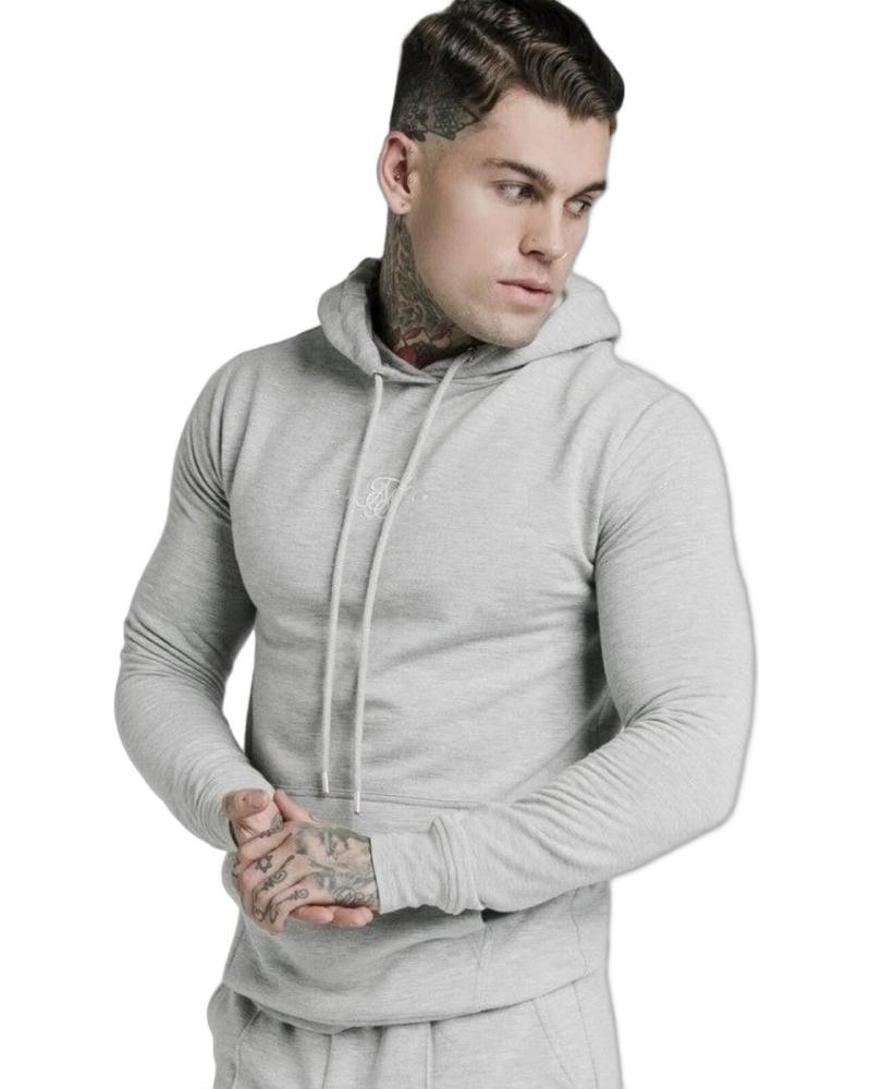 SIKSILK SUDADERA SMART OVERHEAD HOODIE GRIS