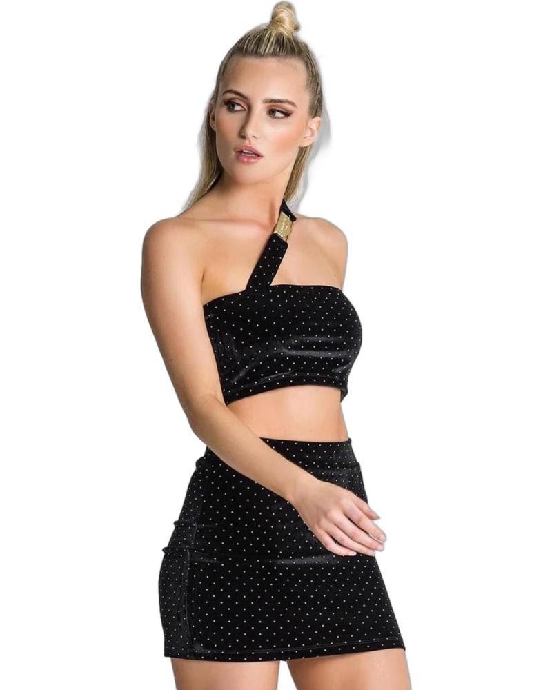 GIANNI KAVANAGH TOP CORTO MOONLIGHT NEGRO