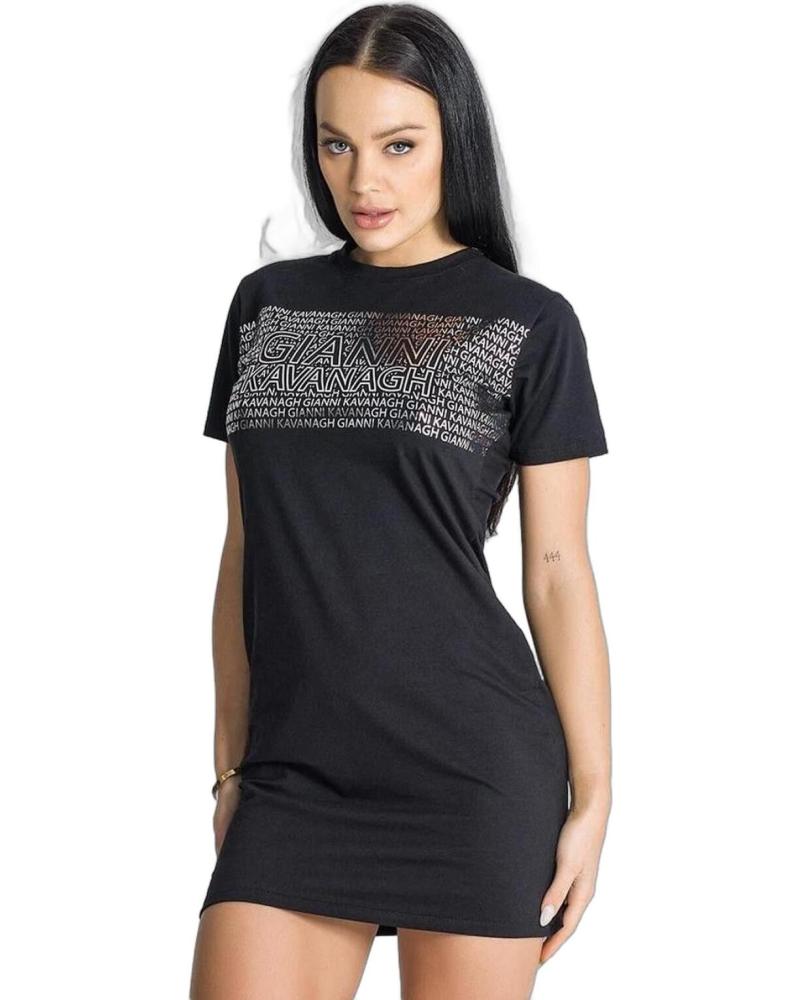 GIANNI KAVANAGH VESTIDO LOGO SUBTLE NEGRO GIANNI KAVANAGH VESTIDO LOGO SUBTLE NEGRO