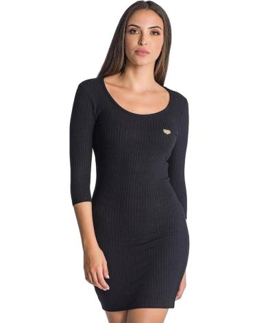 GIANNI KAVANAGH VESTIDO MANGA CORTA NEGRO