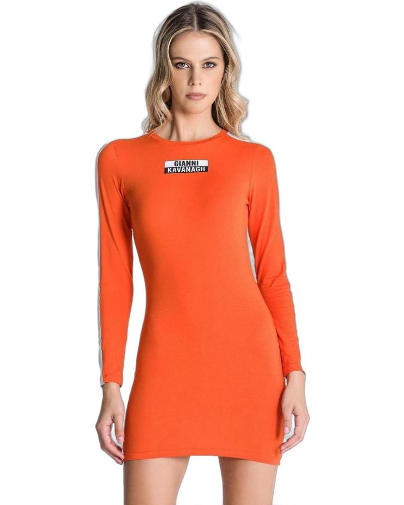 VESTIDO GIANNI KAVANAGH STATEMENT NARANJA
