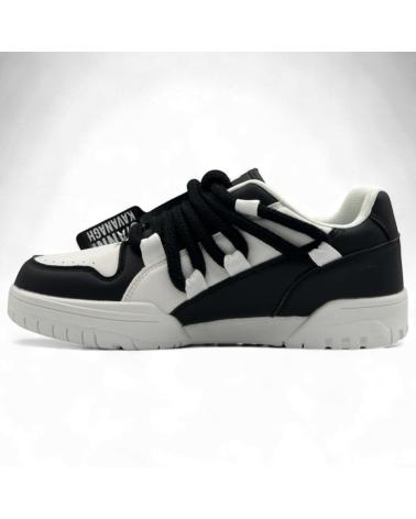 GIANNI KAVANAGH CHAOS - ZAPATILLAS CON CORDÓN GRUESO NEGRO