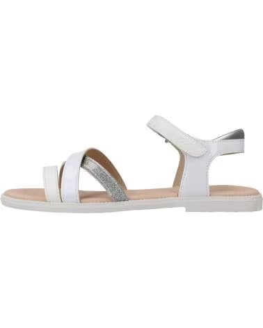 GEOX Sandalias Karly en blanco para ninas BLANCO