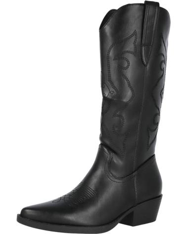 BUBBLE BOBBLE DH2265 SCHWARZE COWBOYSTIEFEL NEGRO