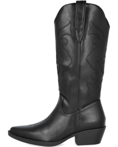 BUBBLE BOBBLE DH2265 SCHWARZE COWBOYSTIEFEL NEGRO