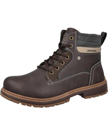 BUBBLE BOBBLE NU10524 HERREN-STIEFELETTEN MIT SCHNÜRUNG UND REISSVERSCHLUSS, BRAUN MARRON