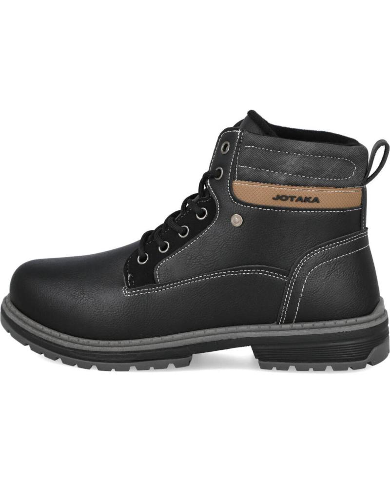 BUBBLE BOBBLE NU10524 STIEFELETTEN SCHWARZ MIT SCHNÜRSENKELN UND REISSVERSCHLUSS NEGRO
