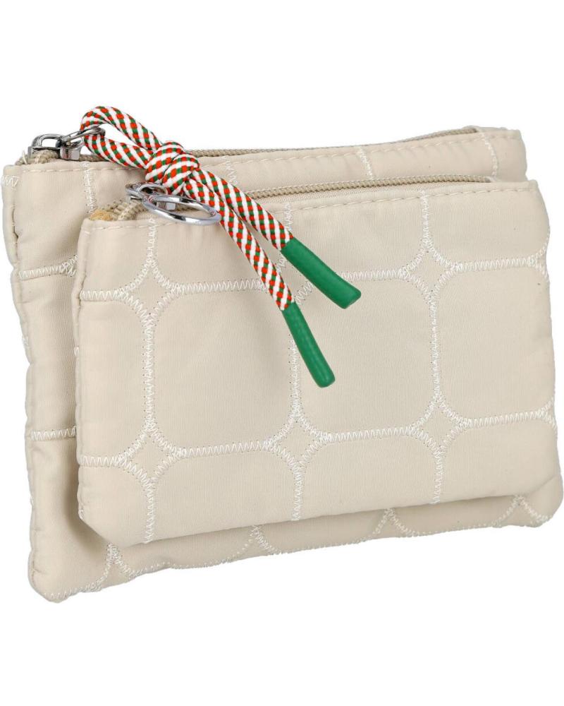 BUBBLE BOBBLE DN3031 NYLON-CLUTCH EISFARBE MIT ZIERKORDEL HIELO