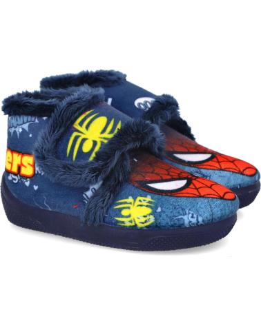 HIGH-TOP SLIPPERS BUBBLE BOBBLE SPIDERMAN NAVY 8050109-S MARINO