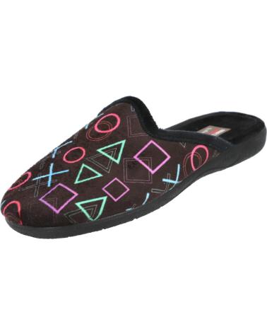 ZAPATILLAS DE CASA BUBBLE BOBBLE CON SÍMBOLOS PLAYSTATION NEGRAS 60-36 NEGRO