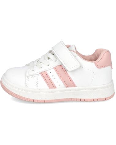 BASKETS BUBBLE BOBBLE N21-83 BLANC ROSE ROSA