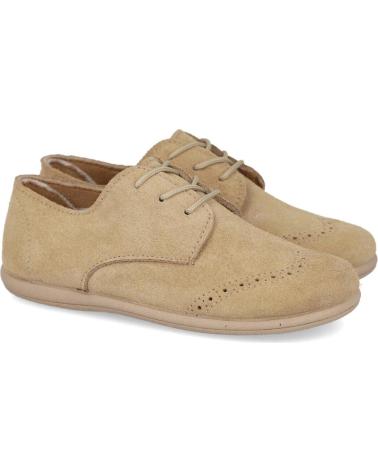 BUBBLE BOBBLE VUL-PEQUES 217-SE BEIGE BROGUE SHOES BEIG