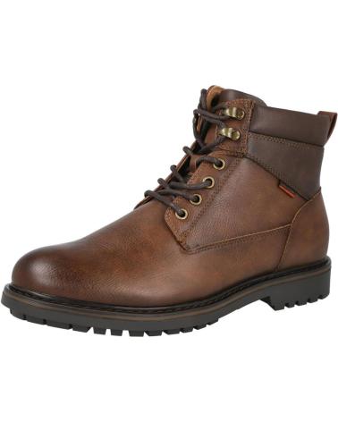 BUBBLE BOBBLE A950 SCHNÜRSTIEFEL MIT REISSVERSCHLUSS BRAUN MARRON