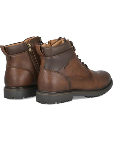 BUBBLE BOBBLE A950 SCHNÜRSTIEFEL MIT REISSVERSCHLUSS BRAUN MARRON