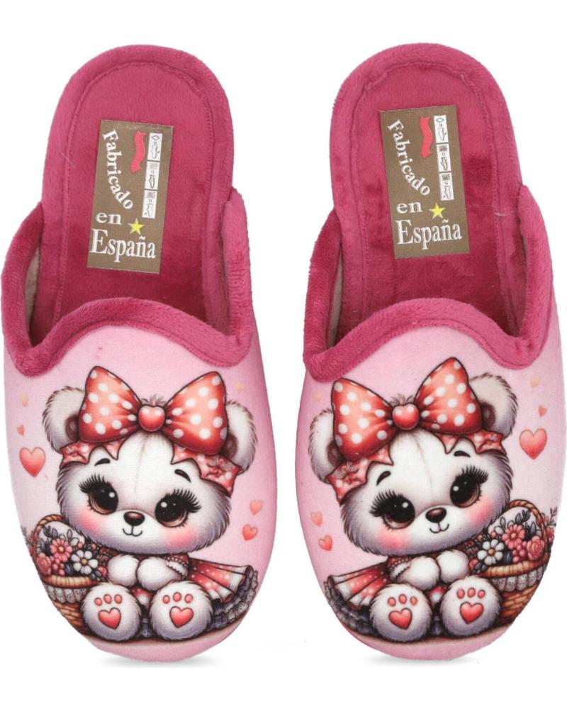 ZAPATILLAS DE CASA BUBBLE BOBBLE BUBBLE KIDS 220-10 FUXIA FUXIA