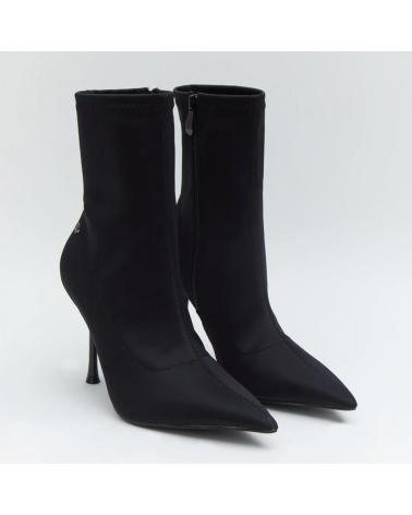 BOTIM DE SALTO FINO BUBBLE BOBBLE AW-5465 PRETO NEGRO