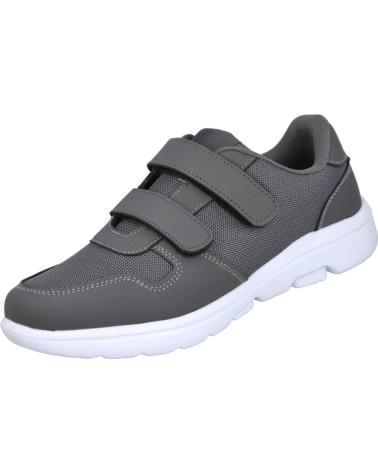 ZAPATILLAS DEPORTIVAS BUBBLE BOBBLE SU9501-4 GRISES CON CIERRE DE VELCRO GRIS