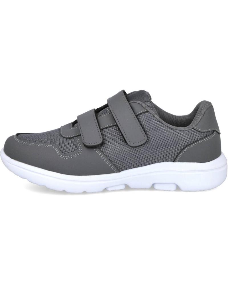 ZAPATILLAS DEPORTIVAS BUBBLE BOBBLE SU9501-4 GRISES CON CIERRE DE VELCRO GRIS