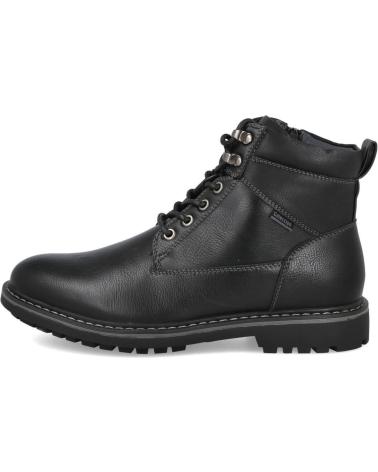 BUBBLE BOBBLE A950 SCHWARZE STIEFEL MIT SCHNÜRSENKELN UND REISSVERSCHLUSS NEGRA