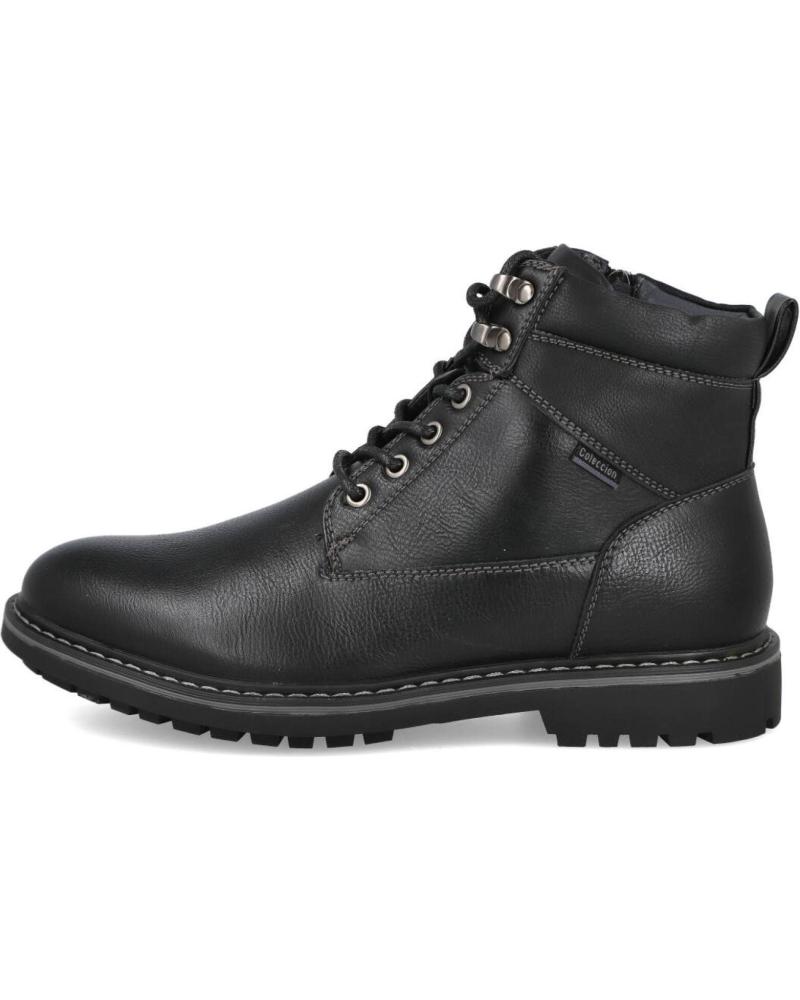 BUBBLE BOBBLE A950 SCHWARZE STIEFEL MIT SCHNÜRSENKELN UND REISSVERSCHLUSS NEGRA