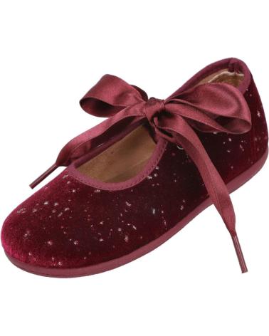 BUBBLE BOBBLE VUL -PEQUES 254-TG SCARPETTA ANGELITO IN VELLUTO VINO VINO