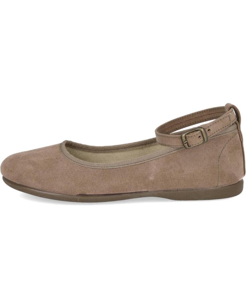 BUBBLE BOBBLE 812-ULTRA BALLERINES AVEC BRACELET COULEUR TABAC TABACO