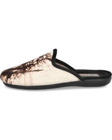 BUBBLE BOBBLE ANDREA RUIZ 60-S99 SCHWARZE HAUSSCHUHE KRIEGER-PRINT NEGRO